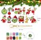 12Pcs Christmas Diamond Art Keychains DIY Diamond Keychain Gifts for Women